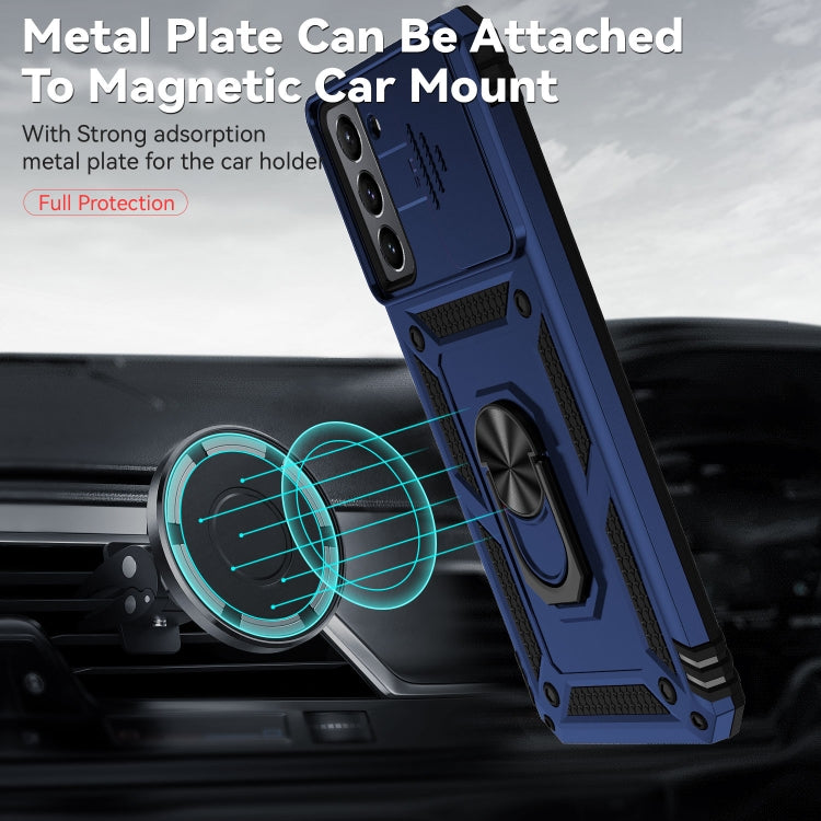 For Samsung Galaxy S21+ 5G Sliding Camshield Holder Phone Case