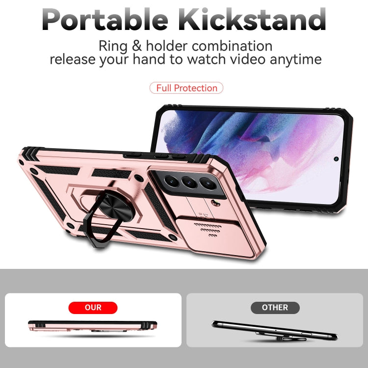 For Samsung Galaxy S21+ 5G Sliding Camshield Holder Phone Case