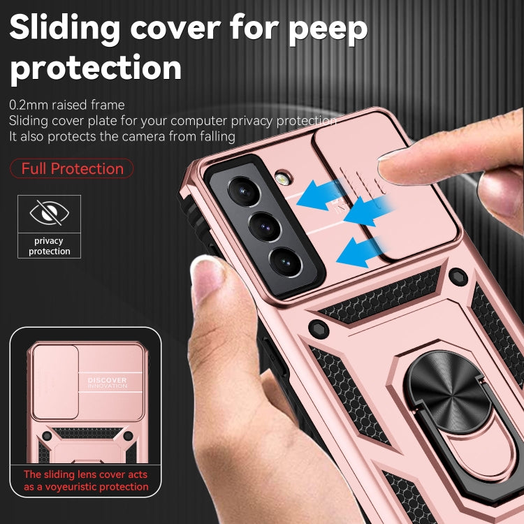 For Samsung Galaxy S21+ 5G Sliding Camshield Holder Phone Case