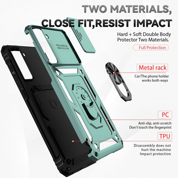 For Samsung Galaxy S21+ 5G Sliding Camshield Holder Phone Case
