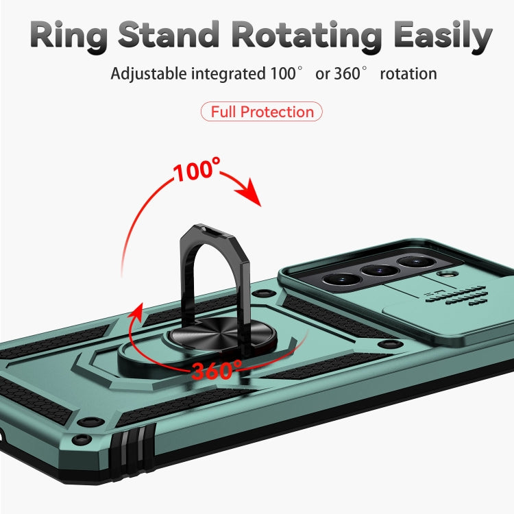 For Samsung Galaxy S21+ 5G Sliding Camshield Holder Phone Case