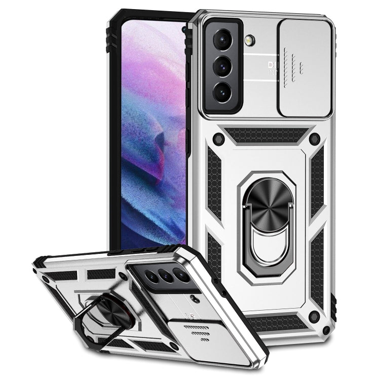 For Samsung Galaxy S21+ 5G Sliding Camshield Holder Phone Case