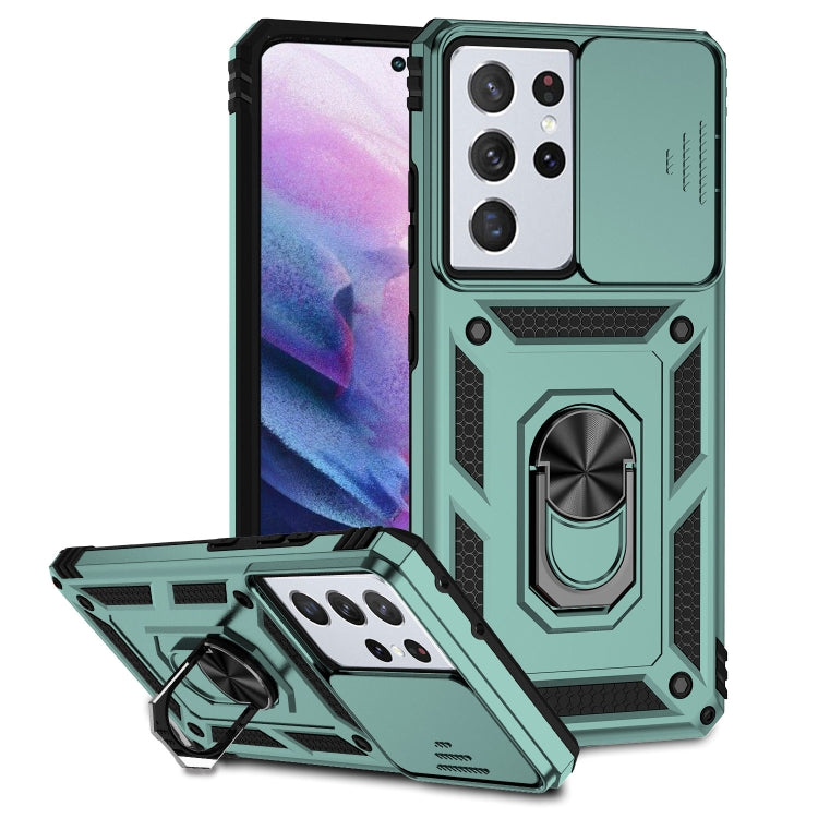 For Samsung Galaxy S21 Ultra 5G Sliding Camshield Holder Phone Case