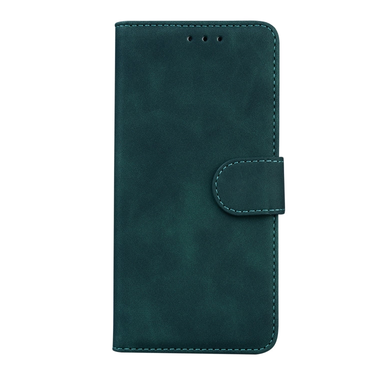 For Sony Xperia 10 Plus Skin Feel Pure Color Flip Leather Phone Case