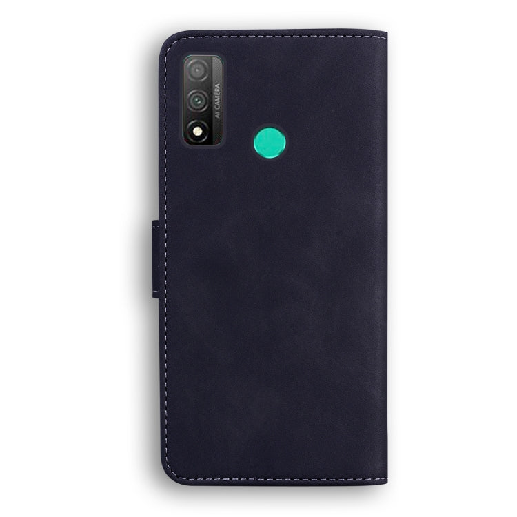 For Huawei P smart 2020 Skin Feel Pure Color Flip Leather Phone Case