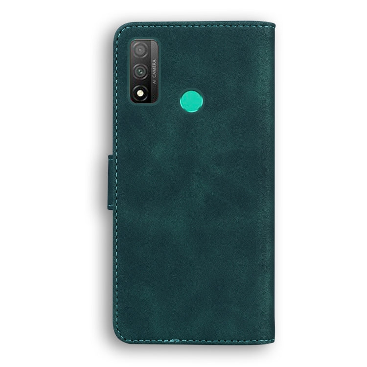 For Huawei P smart 2020 Skin Feel Pure Color Flip Leather Phone Case