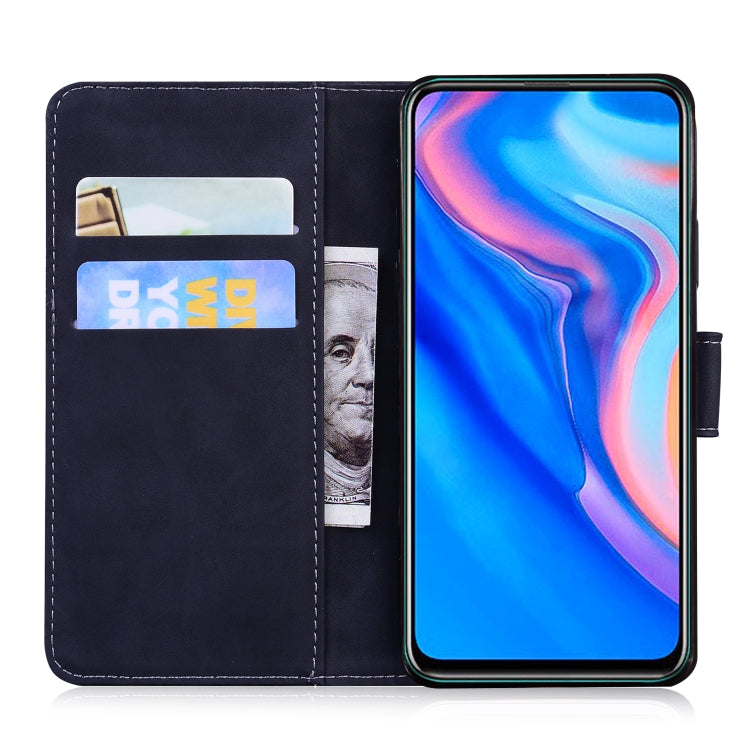 For Huawei P smart Z / Y9 Prime 2019 / Honor 9X Global Skin Feel Pure Color Flip Leather Phone Case
