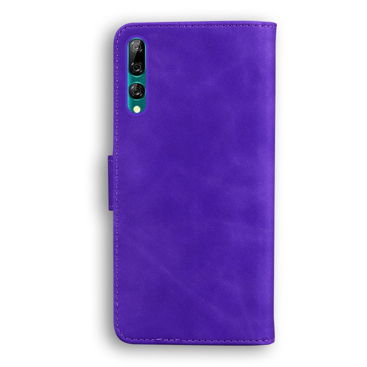 For Huawei P smart Z / Y9 Prime 2019 / Honor 9X Global Skin Feel Pure Color Flip Leather Phone Case