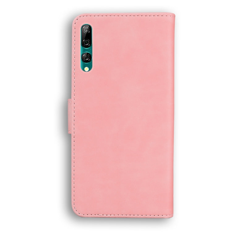 For Huawei P smart Z / Y9 Prime 2019 / Honor 9X Global Skin Feel Pure Color Flip Leather Phone Case