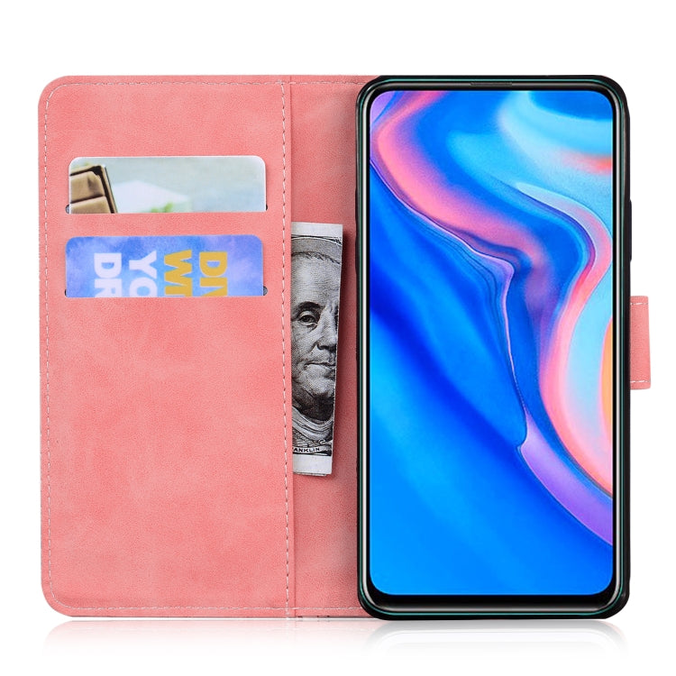 For Huawei P smart Z / Y9 Prime 2019 / Honor 9X Global Skin Feel Pure Color Flip Leather Phone Case