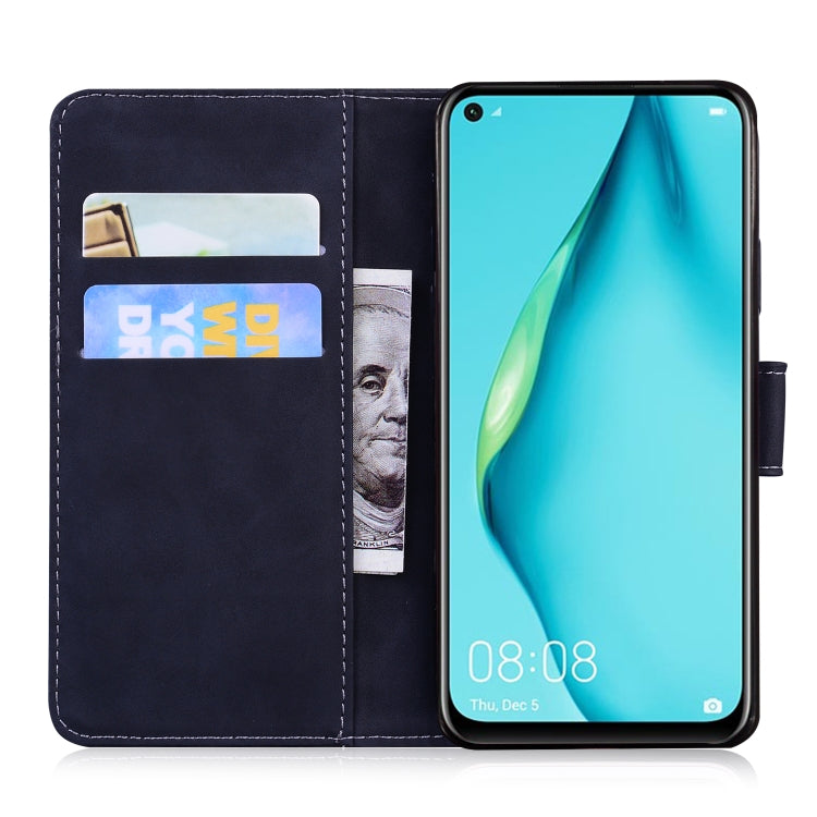 For Huawei P40 lite / nova 6 SE / nova 7i Skin Feel Pure Color Flip Leather Phone Case