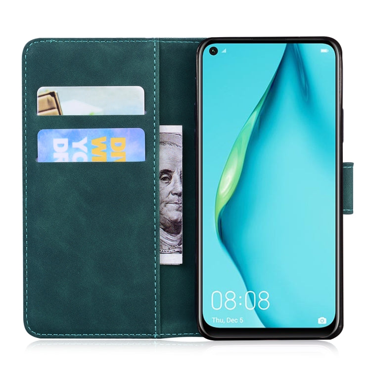 For Huawei P40 lite / nova 6 SE / nova 7i Skin Feel Pure Color Flip Leather Phone Case