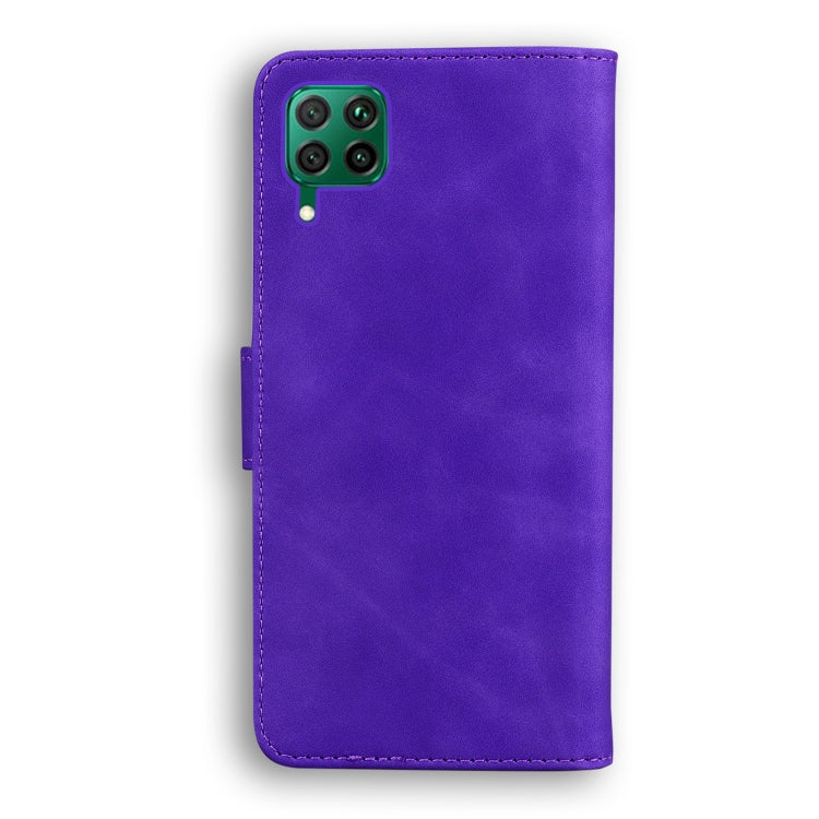 For Huawei P40 lite / nova 6 SE / nova 7i Skin Feel Pure Color Flip Leather Phone Case