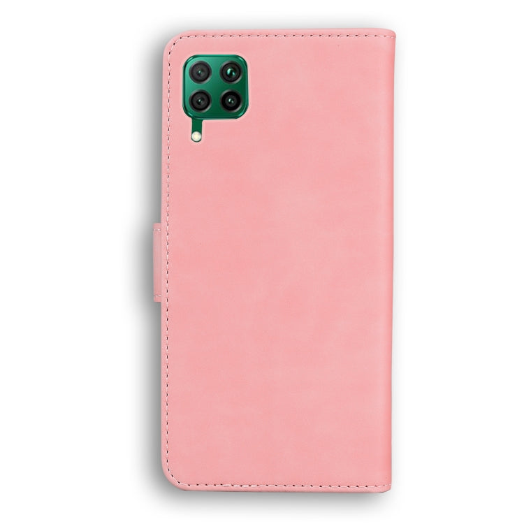 For Huawei P40 lite / nova 6 SE / nova 7i Skin Feel Pure Color Flip Leather Phone Case