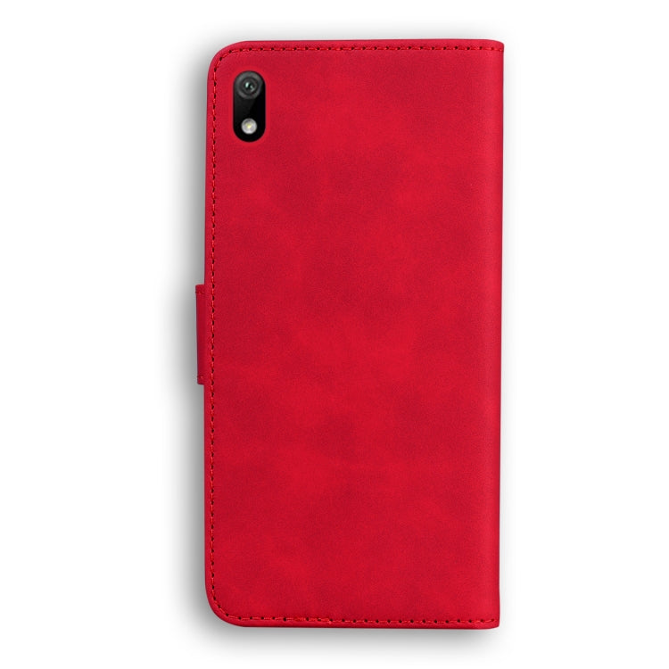 For Huawei Y5 2019 / Honor 8S Skin Feel Pure Color Flip Leather Phone Case