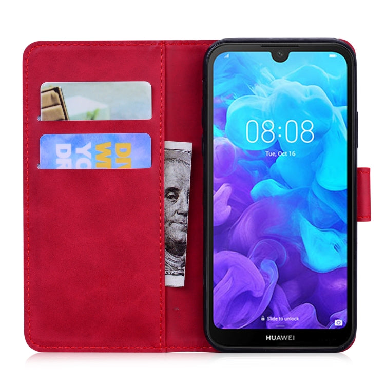 For Huawei Y5 2019 / Honor 8S Skin Feel Pure Color Flip Leather Phone Case