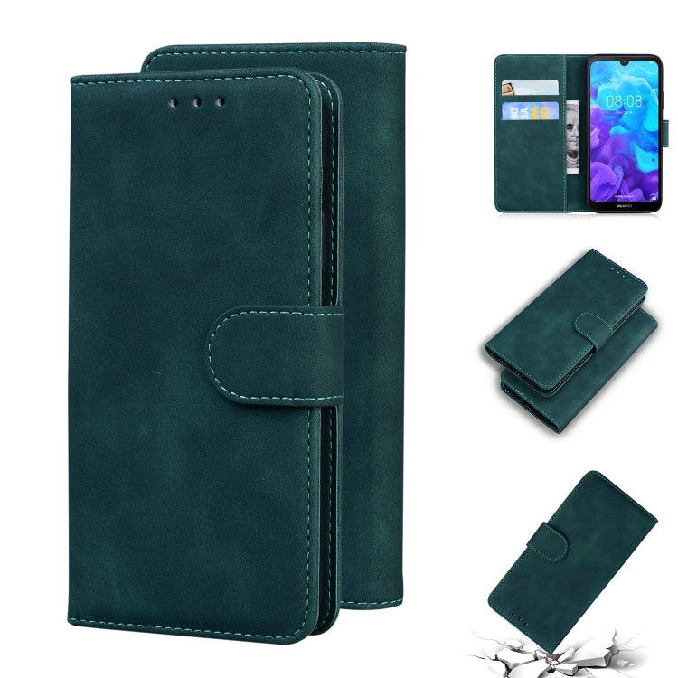 For Huawei Y5 2019 / Honor 8S Skin Feel Pure Color Flip Leather Phone Case