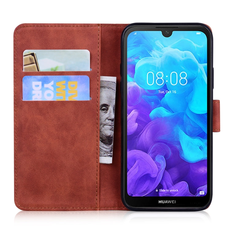 For Huawei Y5 2019 / Honor 8S Skin Feel Pure Color Flip Leather Phone Case