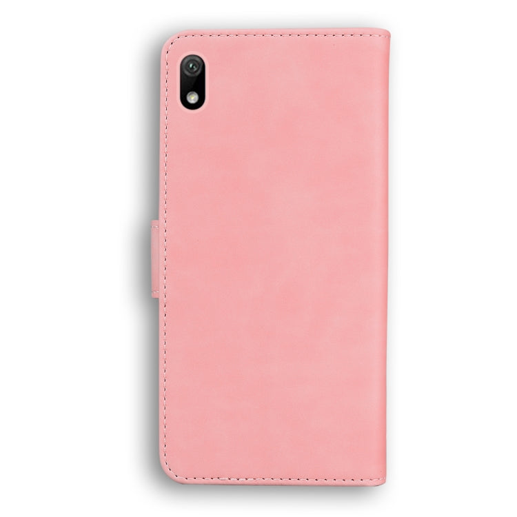 For Huawei Y5 2019 / Honor 8S Skin Feel Pure Color Flip Leather Phone Case