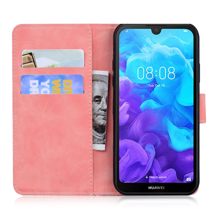 For Huawei Y5 2019 / Honor 8S Skin Feel Pure Color Flip Leather Phone Case