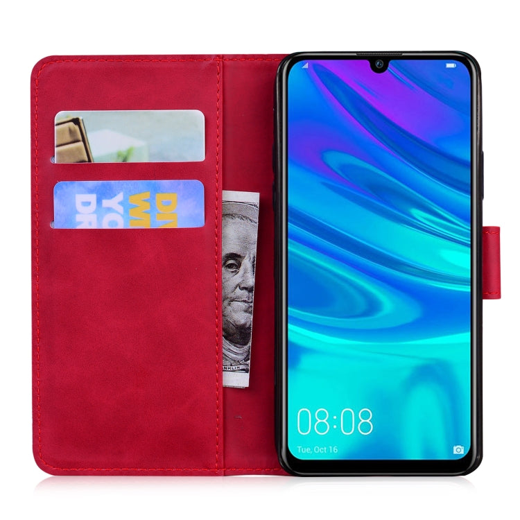 For Huawei P smart 2019 / Honor 10 Lite Skin Feel Pure Color Flip Leather Phone Case