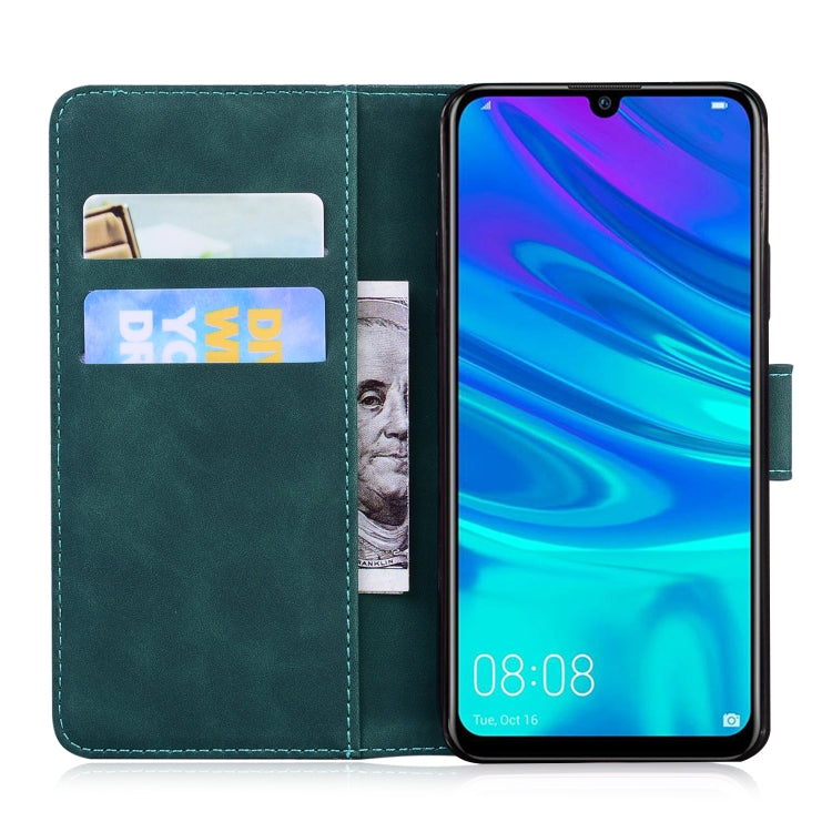 For Huawei P smart 2019 / Honor 10 Lite Skin Feel Pure Color Flip Leather Phone Case