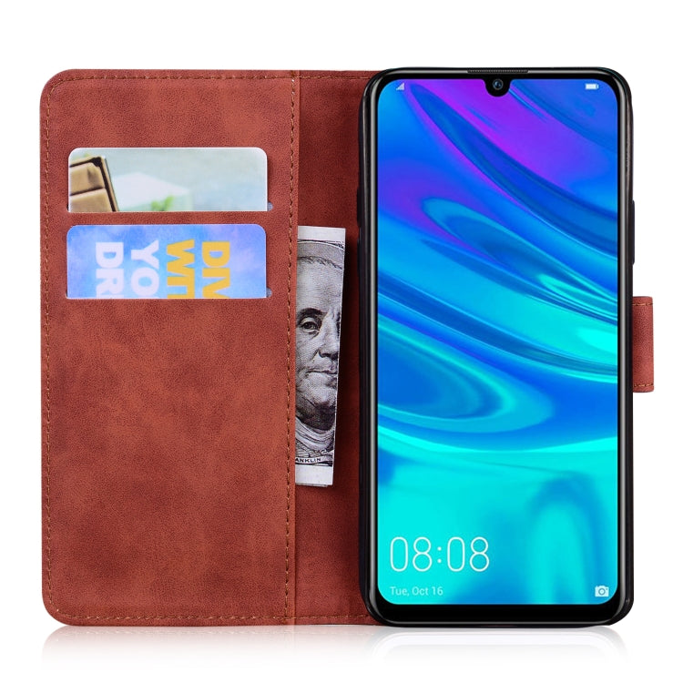 For Huawei P smart 2019 / Honor 10 Lite Skin Feel Pure Color Flip Leather Phone Case