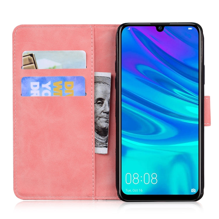 For Huawei P smart 2019 / Honor 10 Lite Skin Feel Pure Color Flip Leather Phone Case