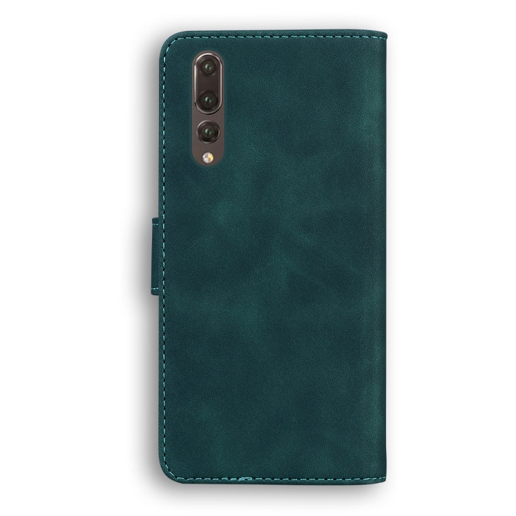 For Huawei P20 Pro Skin Feel Pure Color Flip Leather Phone Case