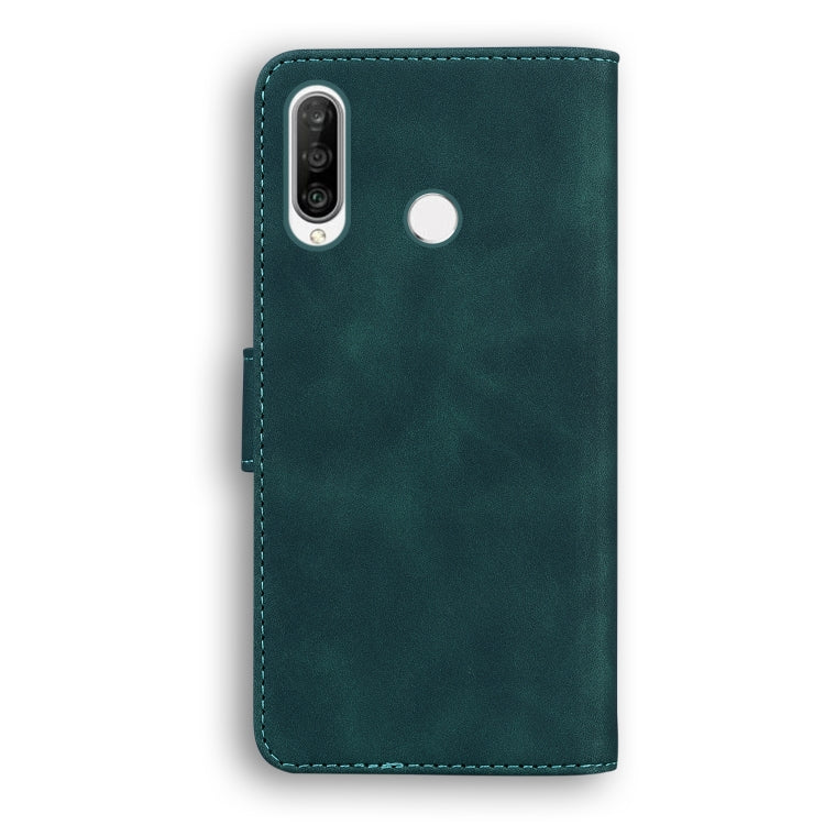 For Huawei P30 lite / nova 4e Skin Feel Pure Color Flip Leather Phone Case