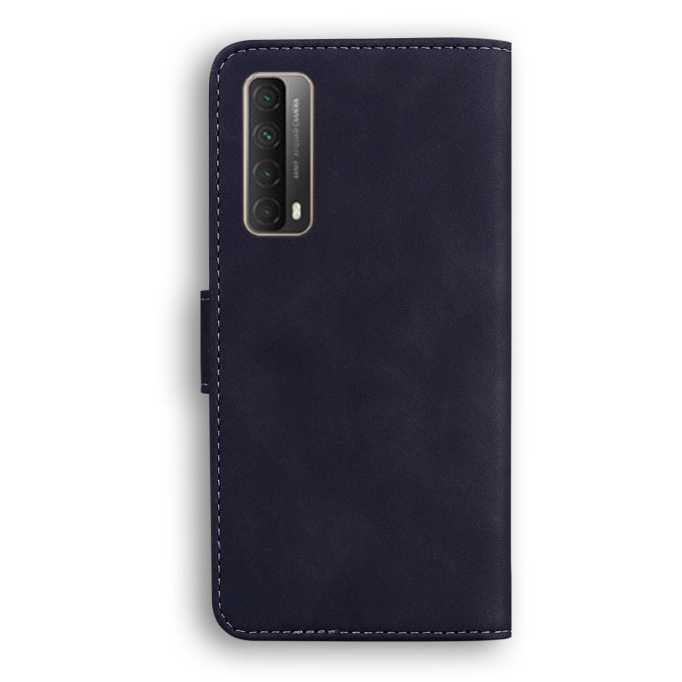 For Huawei P smart 2021 / Y7a Skin Feel Pure Color Flip Leather Phone Case