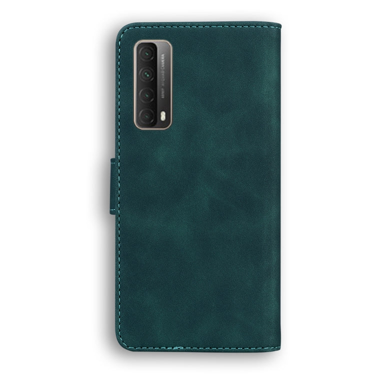 For Huawei P smart 2021 / Y7a Skin Feel Pure Color Flip Leather Phone Case