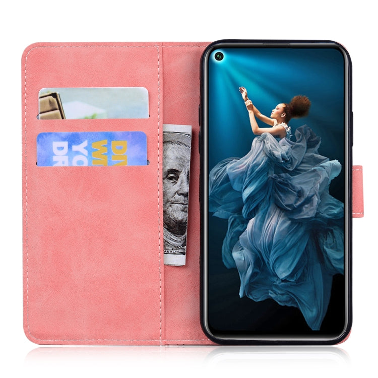 For Huawei nova 5T / Honor 20 Skin Feel Pure Color Flip Leather Phone Case