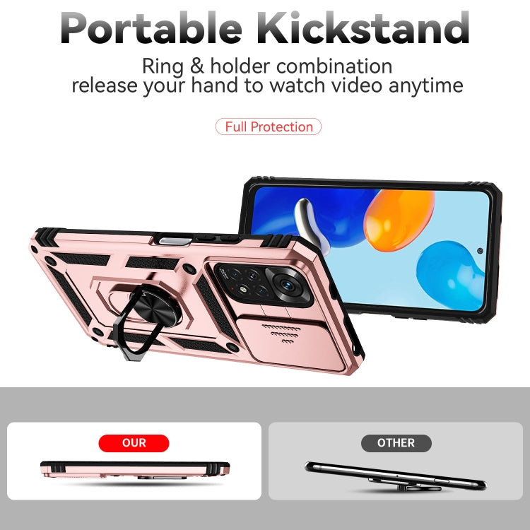 For Xiaomi Redmi Note 11 Global Sliding Camshield Holder Phone Case