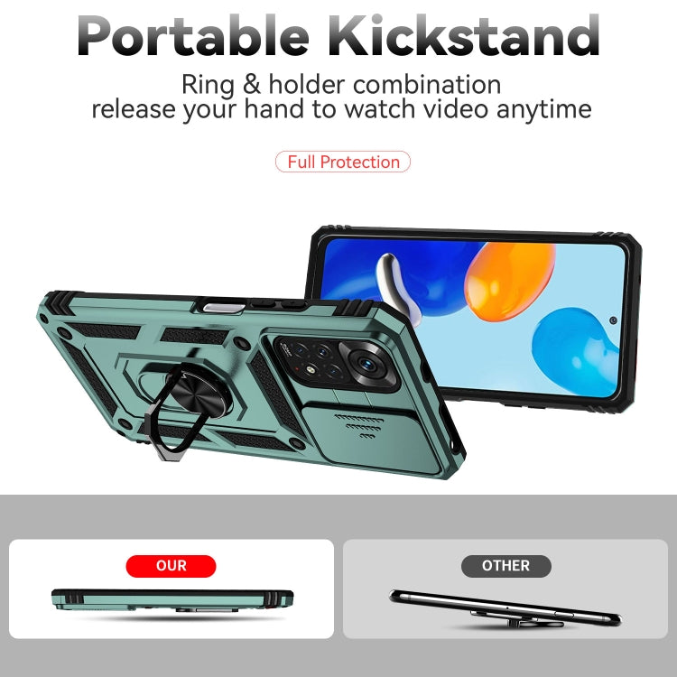 For Xiaomi Redmi Note 11 Global Sliding Camshield Holder Phone Case