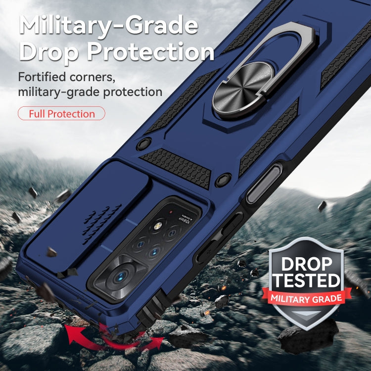 For Xiaomi Redmi Note 11 Pro Global Sliding Camshield Holder Phone Case