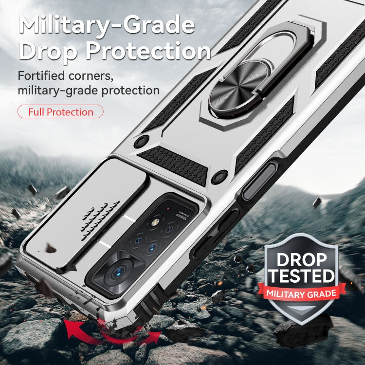 For Xiaomi Redmi Note 11 Pro Global Sliding Camshield Holder Phone Case