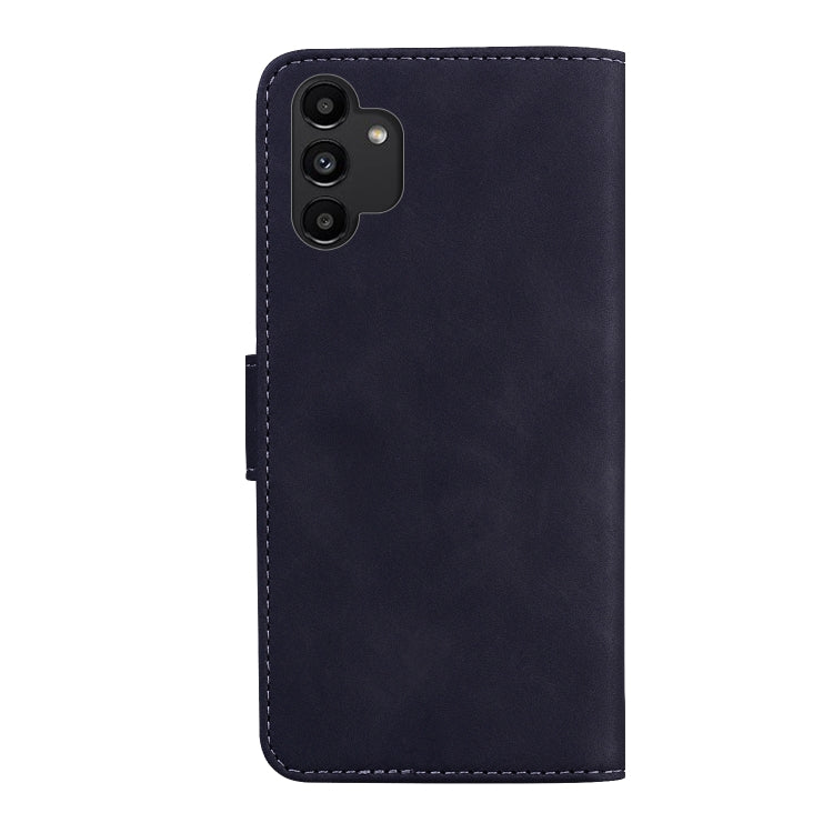 For Samsung Galaxy A13 4G Skin Feel Pure Color Flip Leather Phone Case