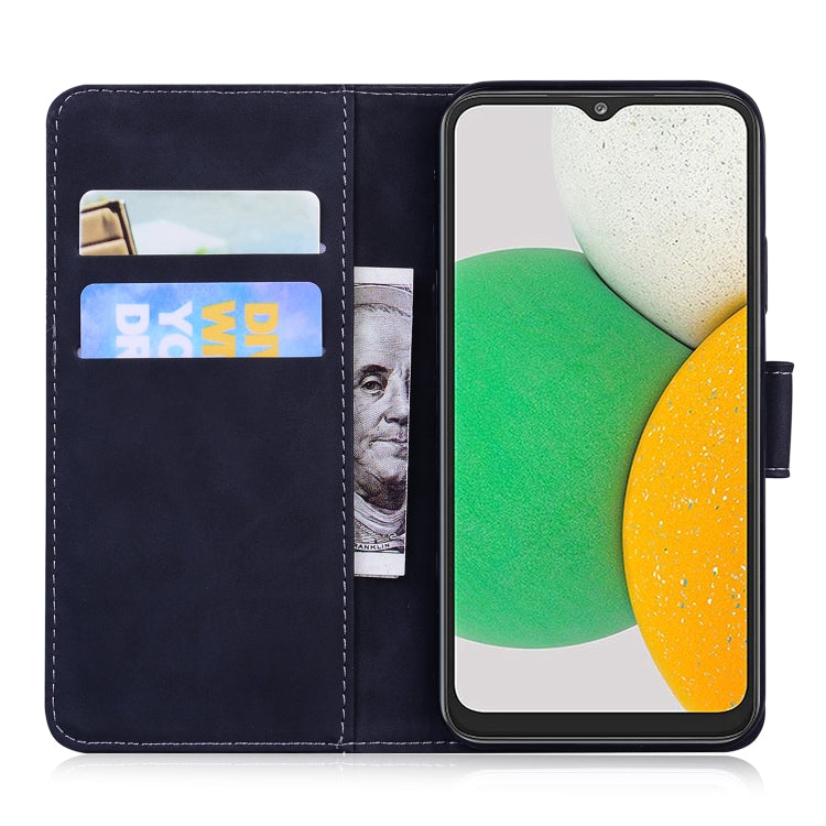 For Samsung Galaxy A13 4G Skin Feel Pure Color Flip Leather Phone Case