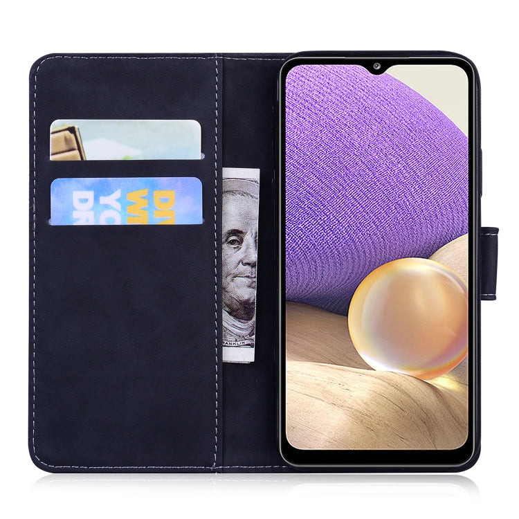 For Samsung Galaxy A33 5G Skin Feel Pure Color Flip Leather Phone Case