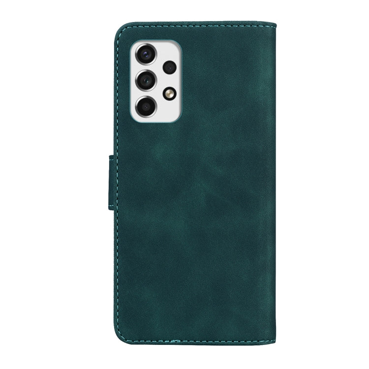 For Samsung Galaxy A53 5G Skin Feel Pure Color Flip Leather Phone Case