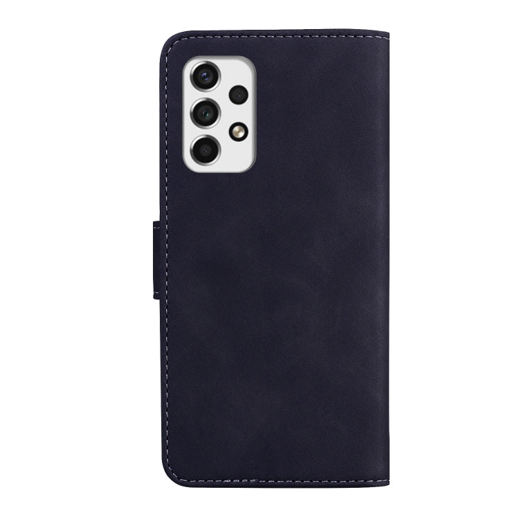 For Samsung Galaxy A53 5G Skin Feel Pure Color Flip Leather Phone Case
