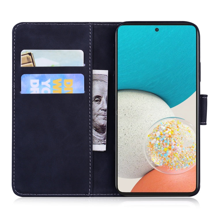 For Samsung Galaxy A53 5G Skin Feel Pure Color Flip Leather Phone Case