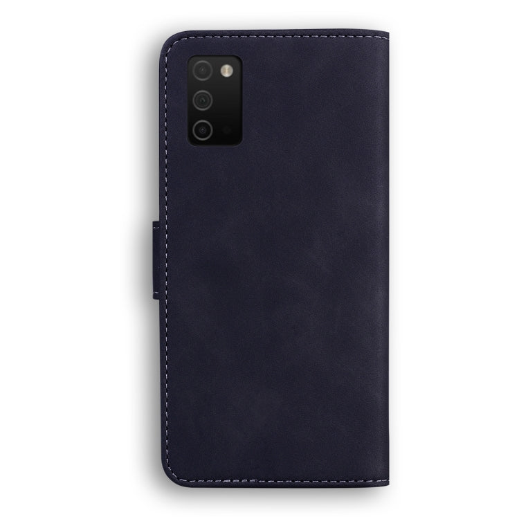 For Samsung Galaxy A03s 164.2mm Skin Feel Pure Color Flip Leather Phone Case