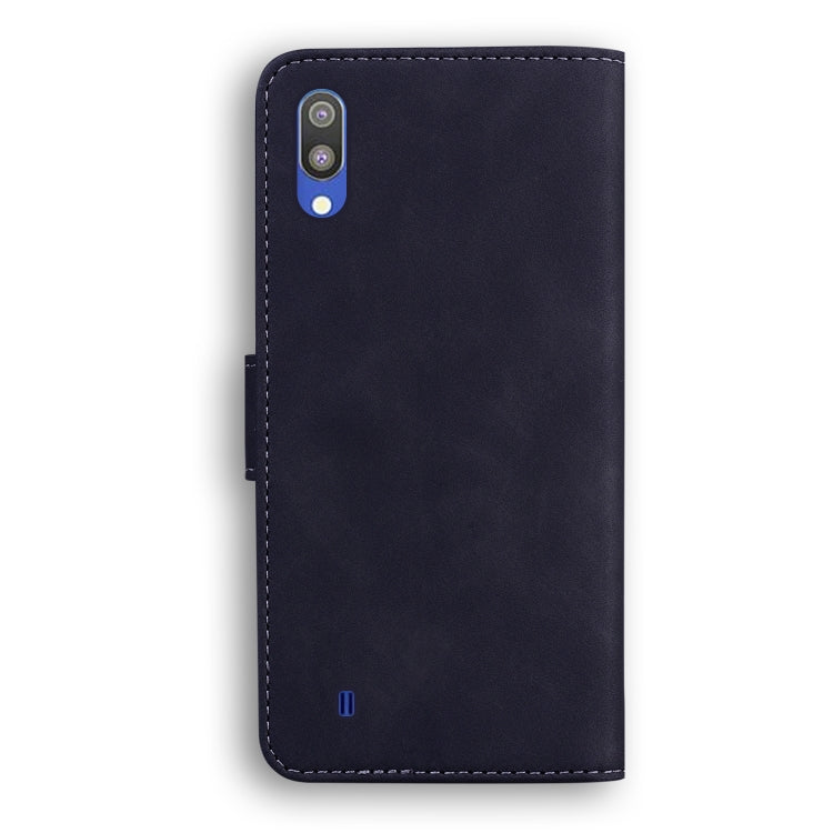 For Samsung Galaxy A10 / M10 Skin Feel Pure Color Flip Leather Phone Case