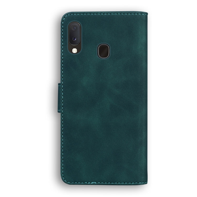 For Samsung Galaxy A10e / A20e Skin Feel Pure Color Flip Leather Phone Case