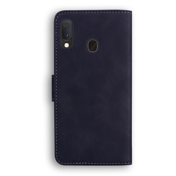 For Samsung Galaxy A10e / A20e Skin Feel Pure Color Flip Leather Phone Case