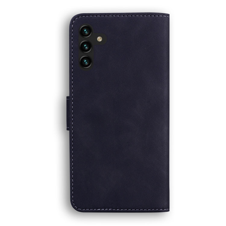 For Samsung Galaxy A13 5G Skin Feel Pure Color Flip Leather Phone Case