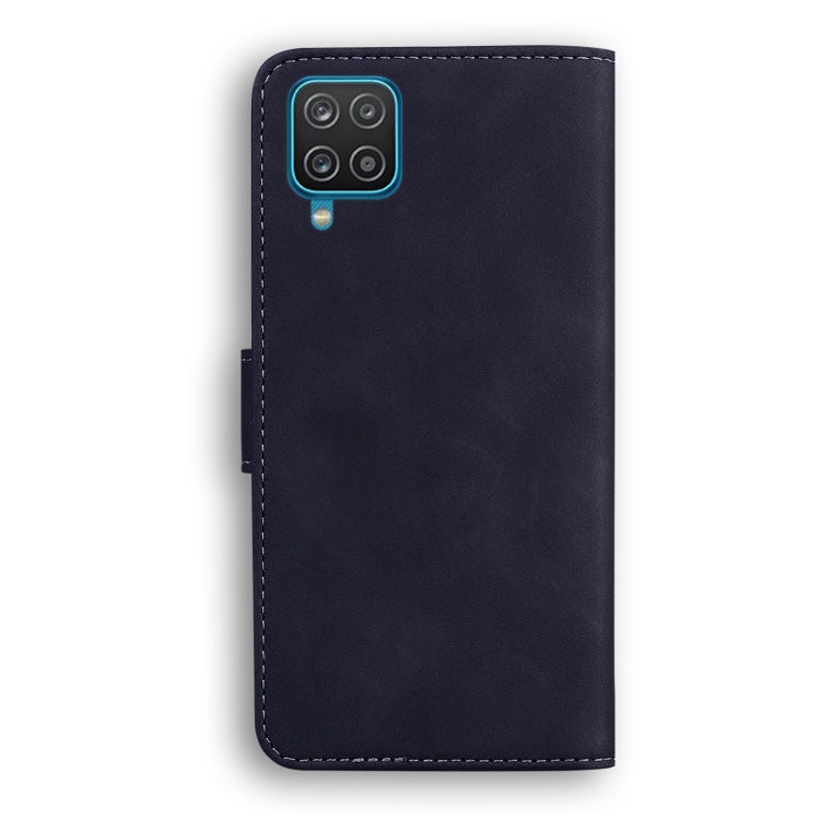 For Samsung Galaxy A22 4G Skin Feel Pure Color Flip Leather Phone Case