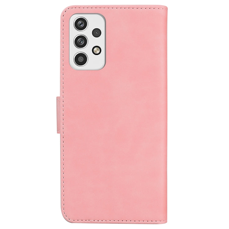 For Samsung Galaxy A23 Skin Feel Pure Color Flip Leather Phone Case